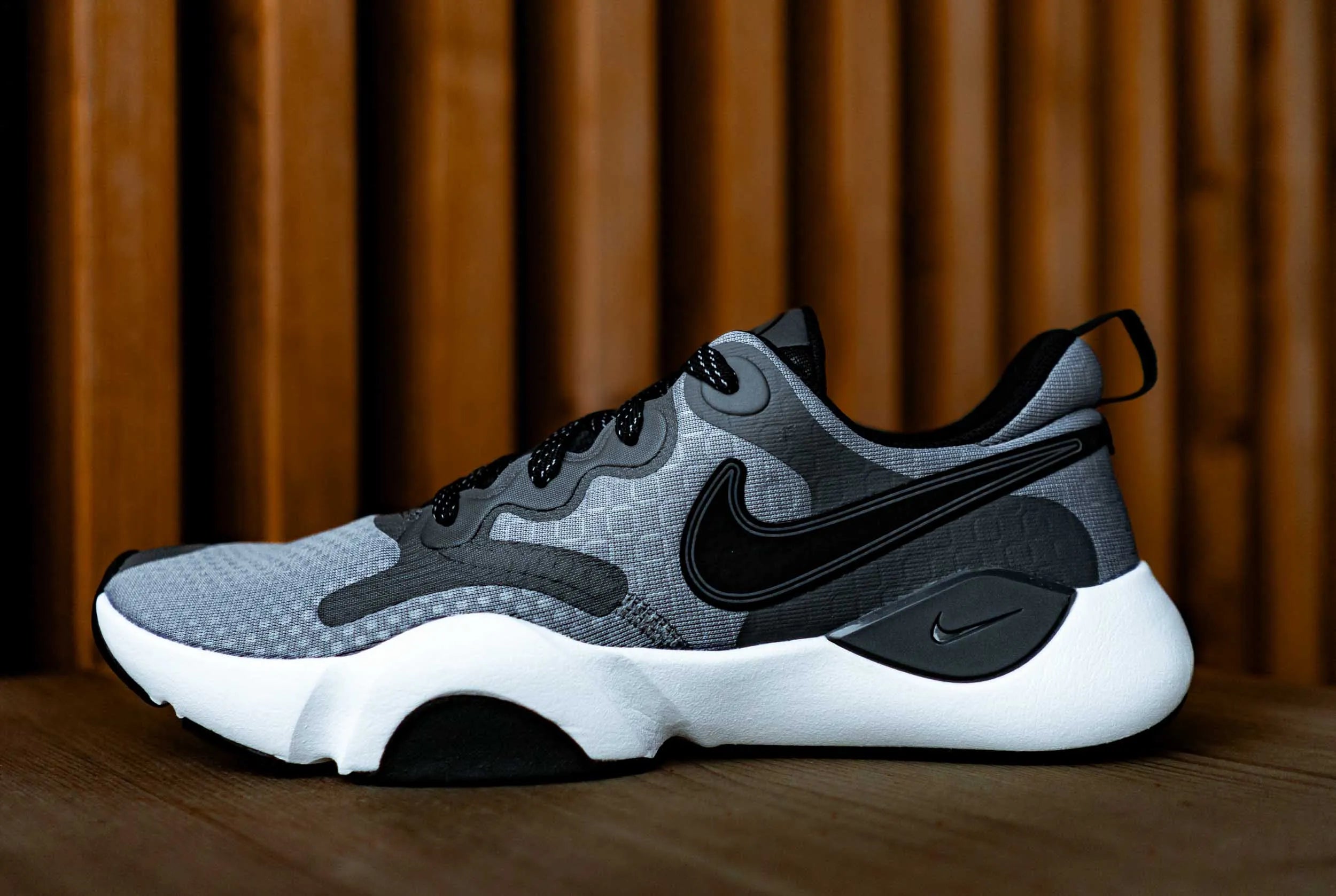 Scarpe da corsa da uomo nike men speedrep grigio scuro/nero/bianco grigio 42