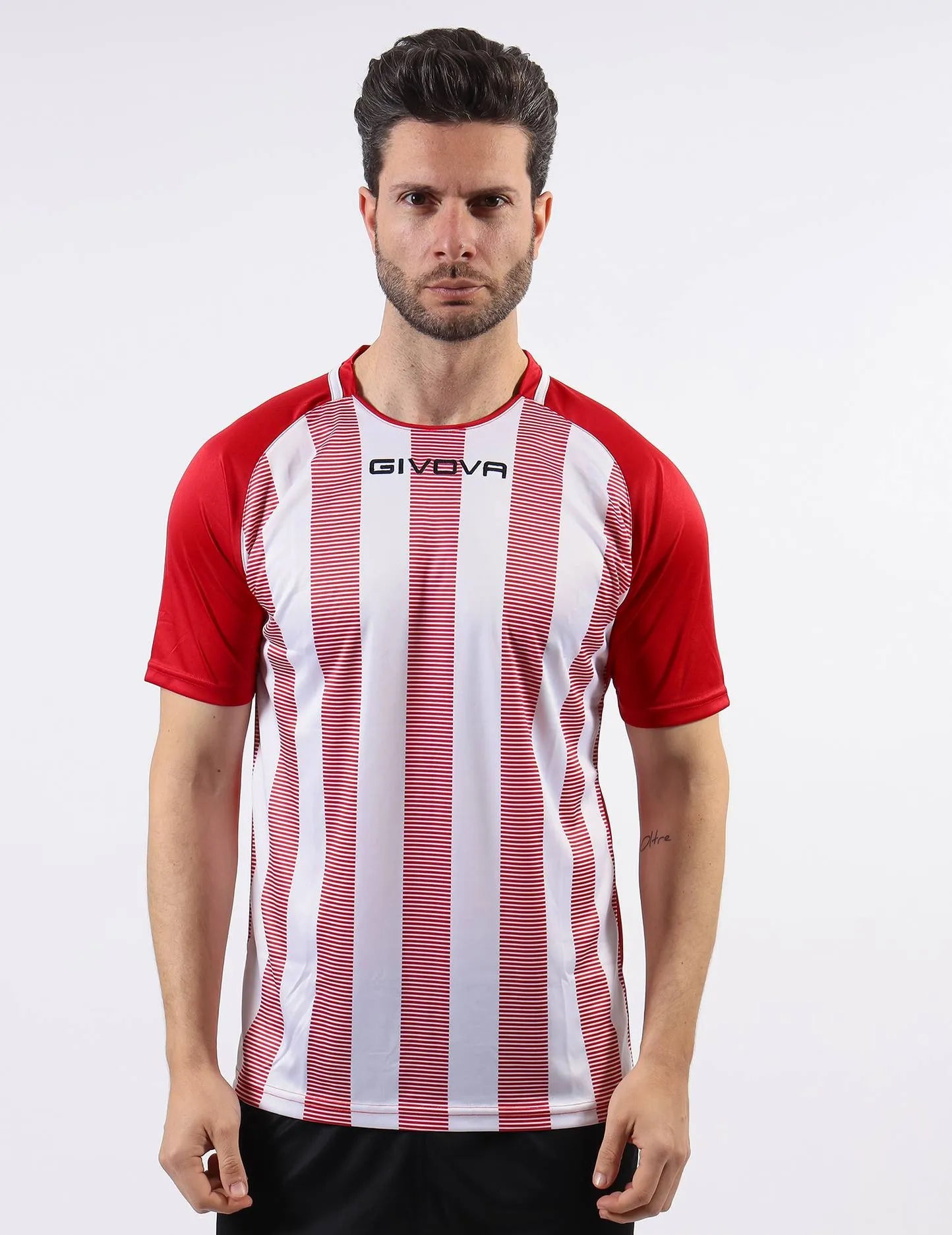 Tricou sport Givova Rugby Roșu-alb Roșu