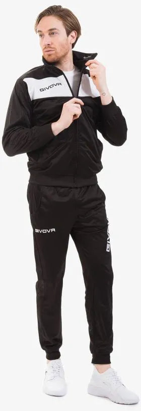 Zestaw sportowy Givova Visa Triacetato czarno-biały