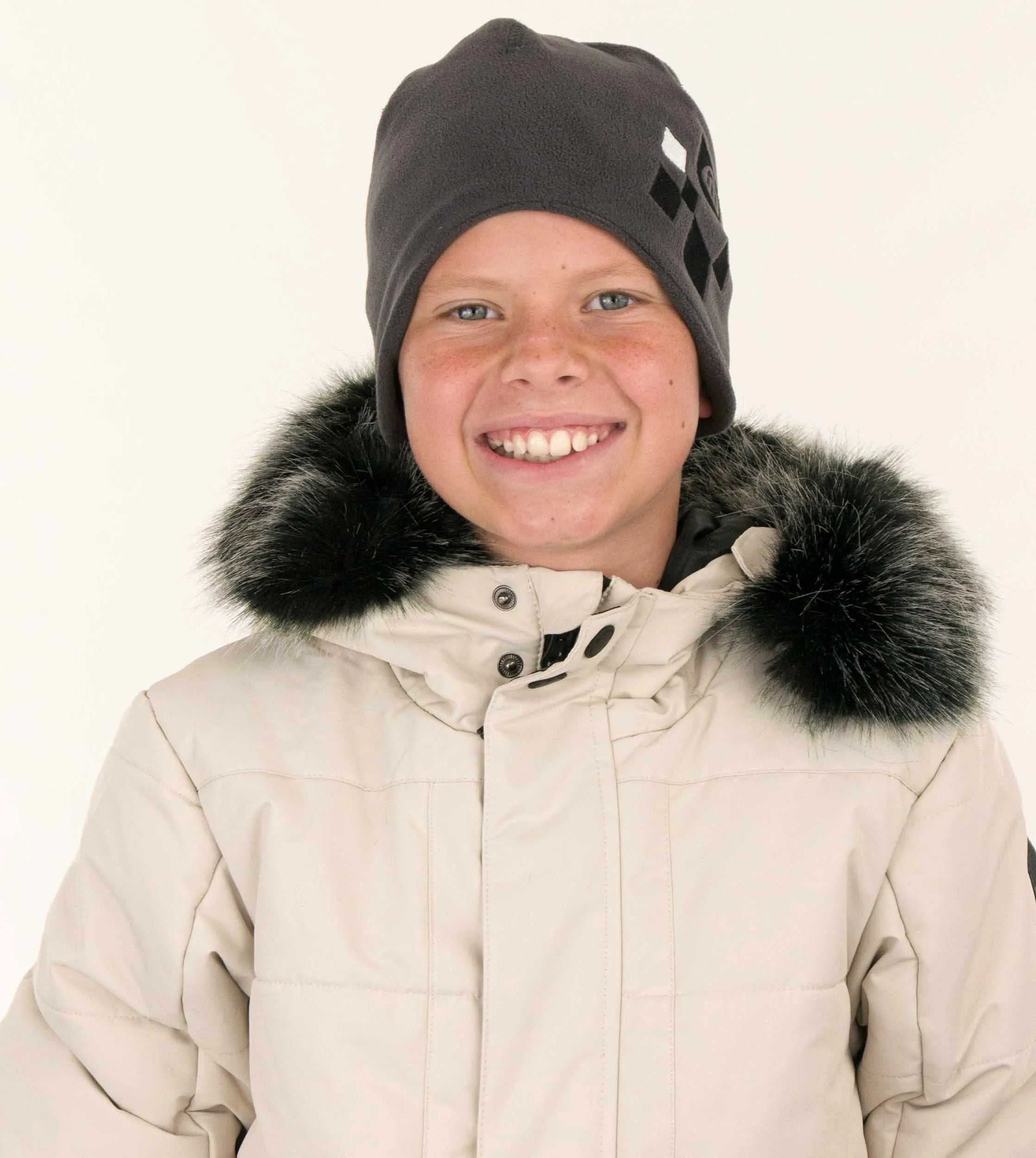 Dětská fleecová čepice Nordblanc Grey Jr