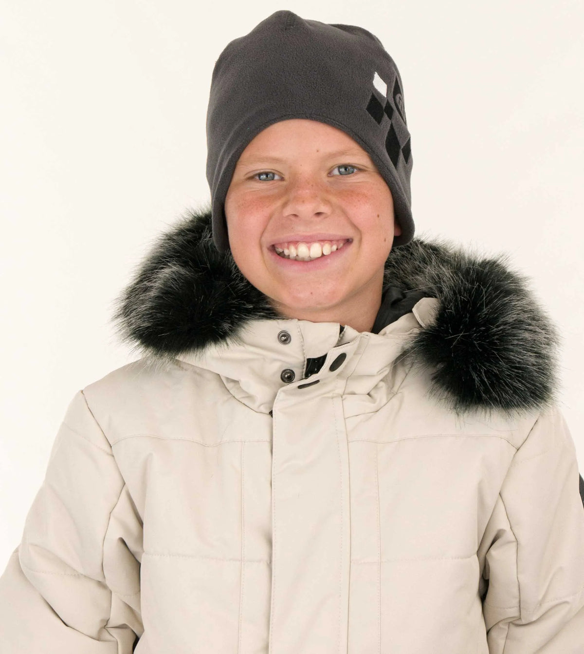 Children's Fleece Hat Nordblanc Grey Jr