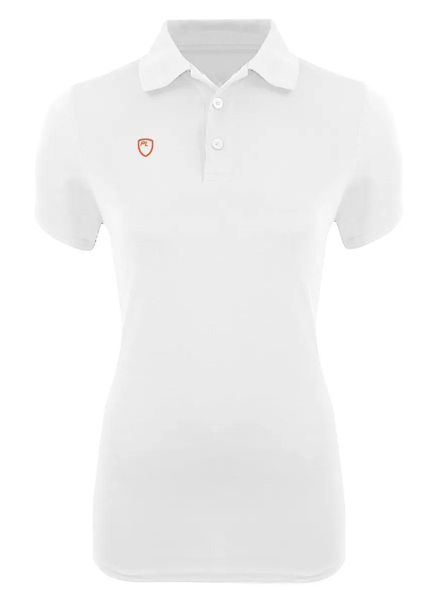 Damen-Poloshirt Playerlayer Victory Weiß
