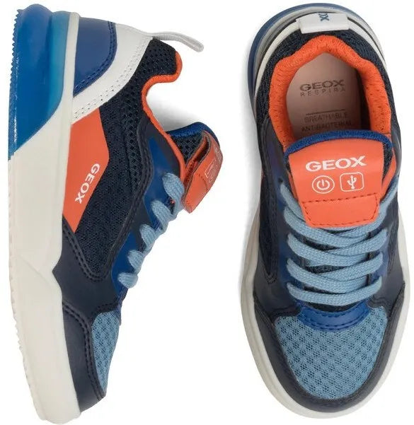 Calçado infantil Geox Jr Grayjay tênis azul escuro