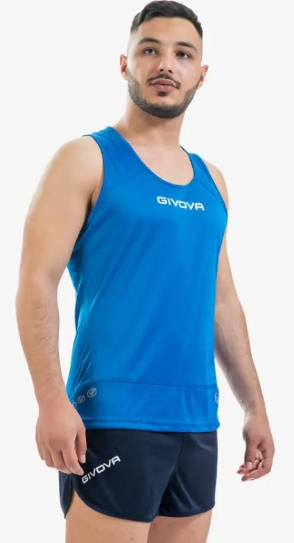 Conjunto Running Givova Kit New York Azul Real