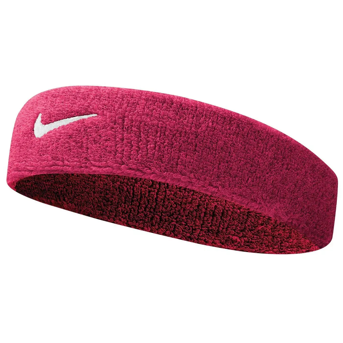 Fascia per capelli Nike Swoosh rosa vivido-bianco rosa