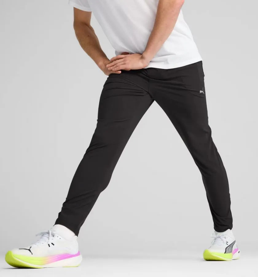 Pantaloni pentru bărbați Puma M Run Velocity Tapered Pant negru