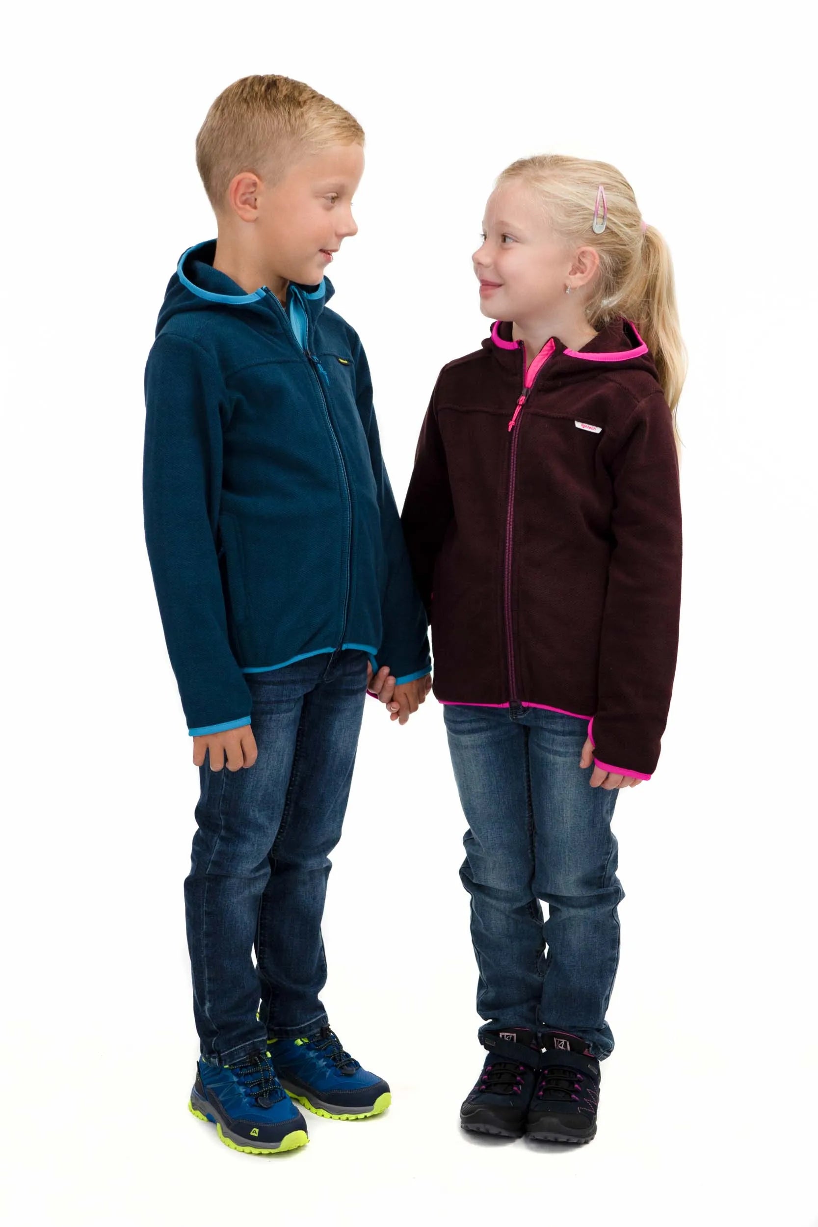 Sweat à capuche enfant Loap Qwaro Violet