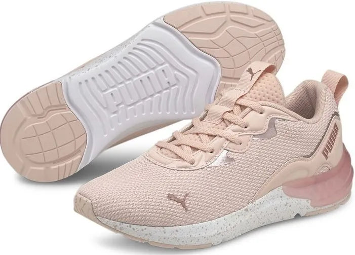 Zapatillas deportivas de mujer puma wms cell enable speckle lotus blanco rosa 37.5