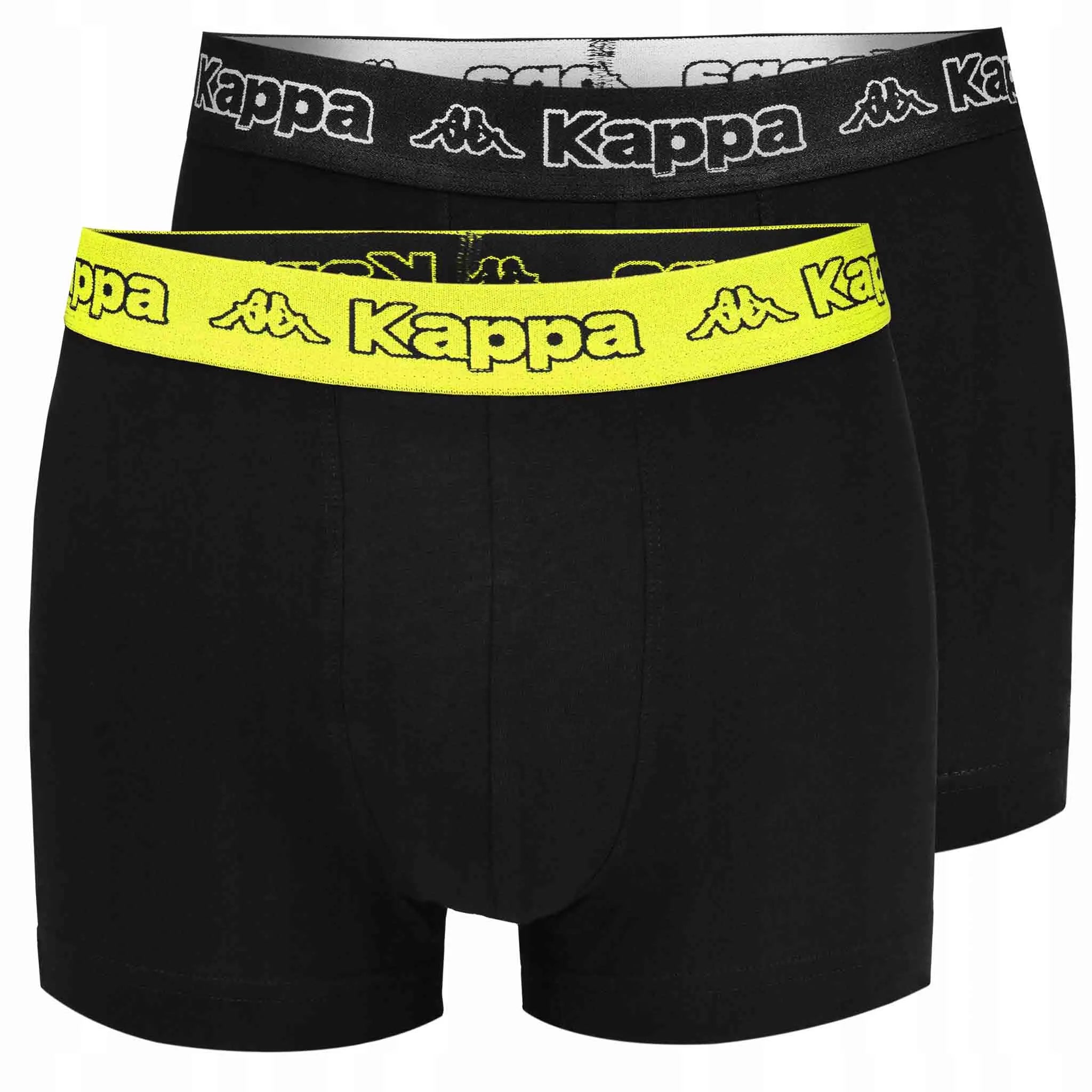 Boxershorts Kappa Boxershorts 2er-Pack Schwarz/Limeade Schwarz