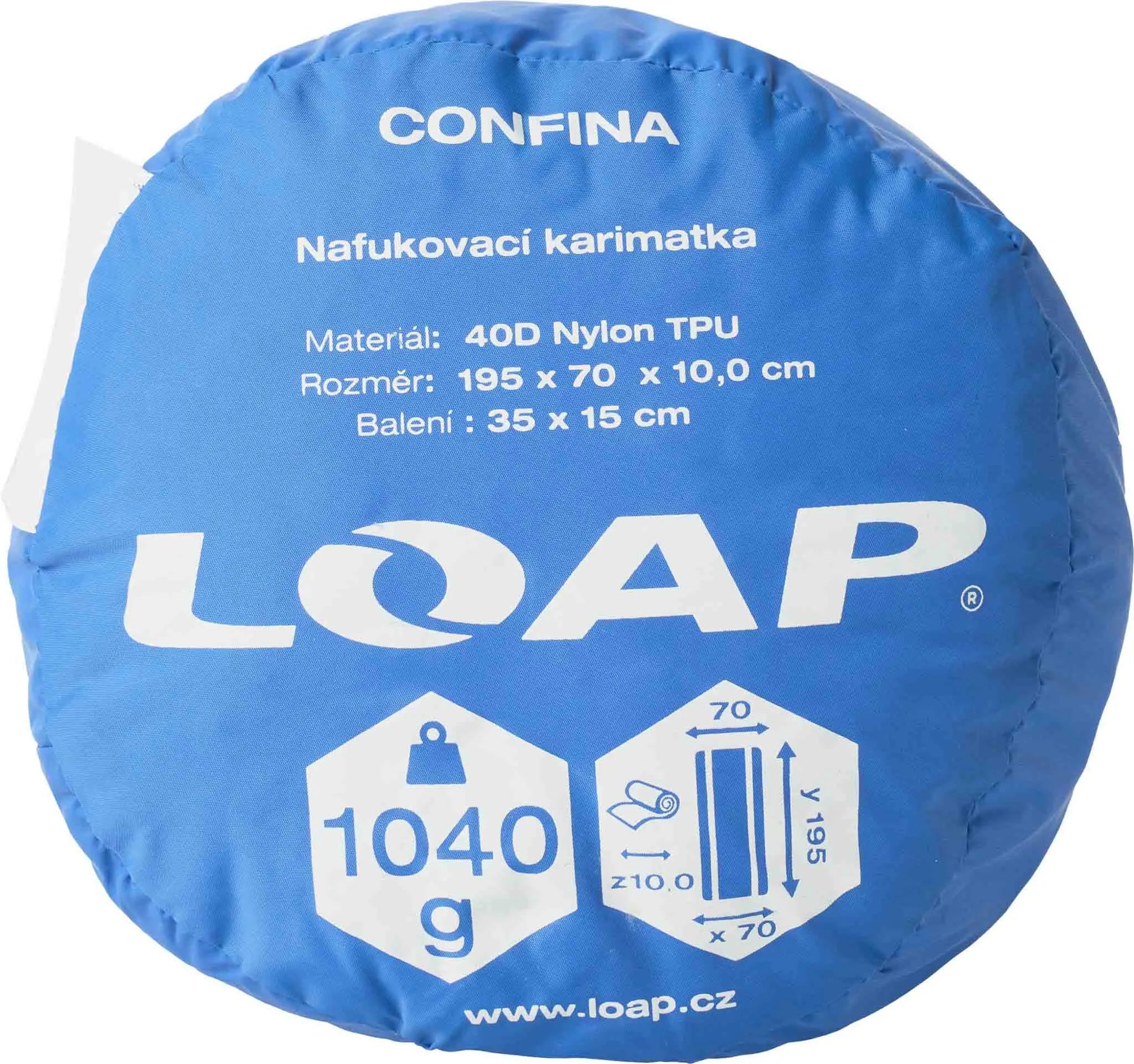 Nadmuchiwany karimata Loap Confina niebieska