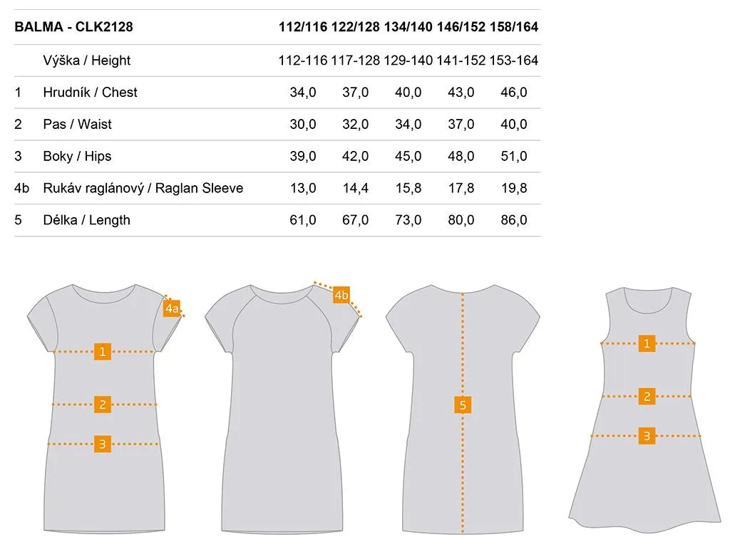 Lúb gúna spóirt leanaí balma bándearg 116