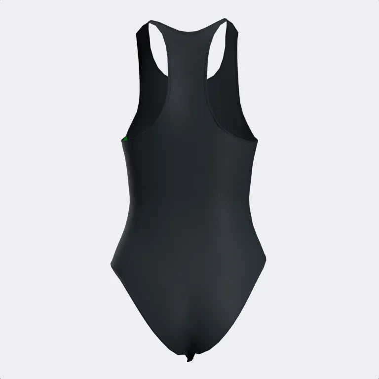 Costume da bagno donna joma splash costume da bagno nero-verde fluo nero l