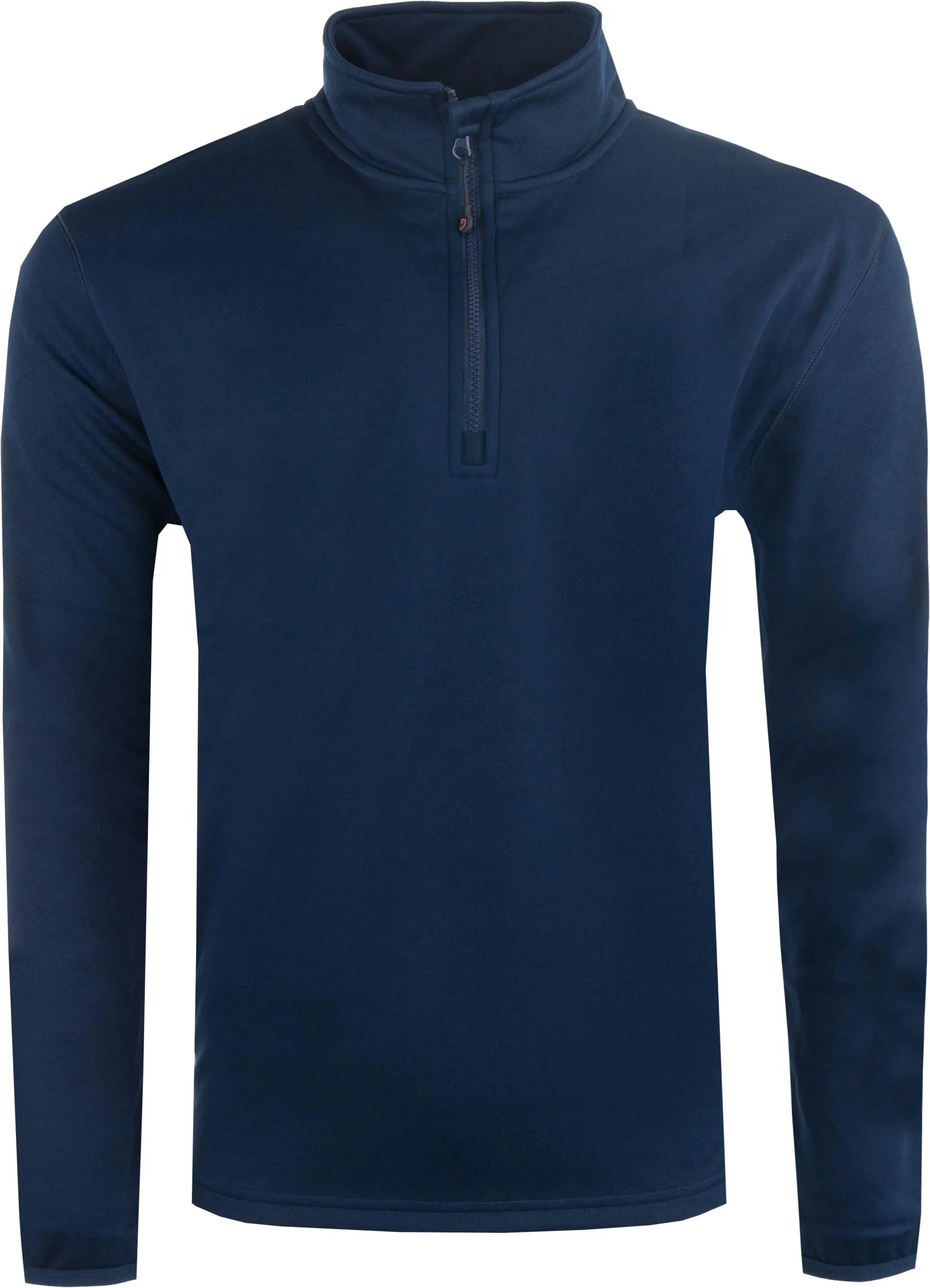 Męska bluza Playerlayer z zamkiem 1/4, warstwa środkowa w kolorze granatowym