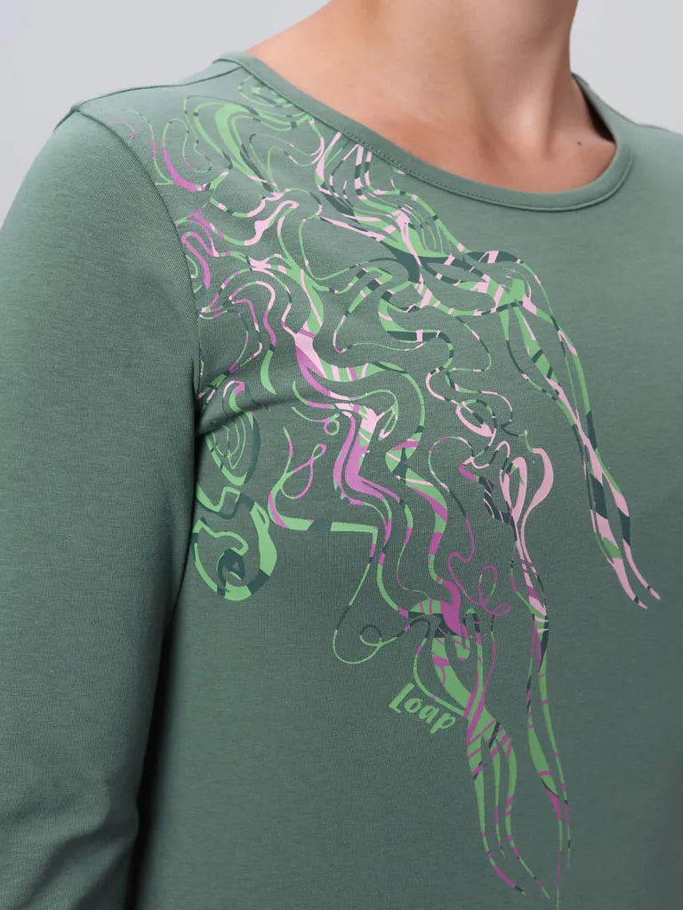 T-shirt femme loop abmora vert xs