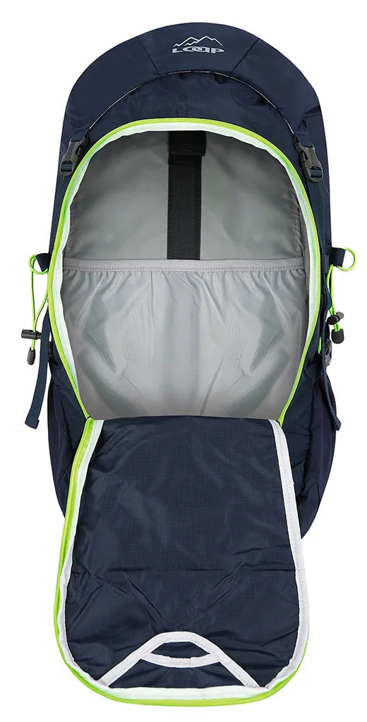 Plecak turystyczny Loap Montasio 45 Ciemnoniebiesko-zielony Niebieski