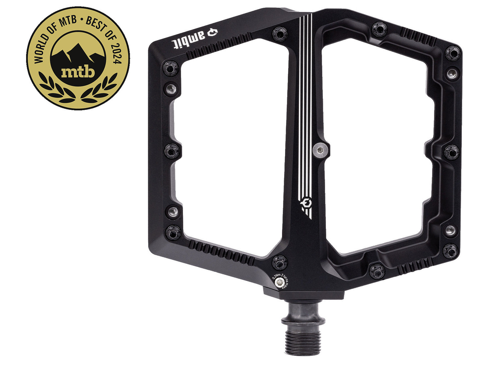 Ambit® Flat Pedal Limited Edition Haxn Hoita Matt Black - Large