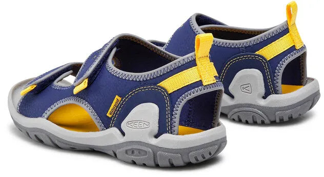 Keen Jr Knotch Creek ot Blue Depts-Yellow Junior Shoes Azul 37