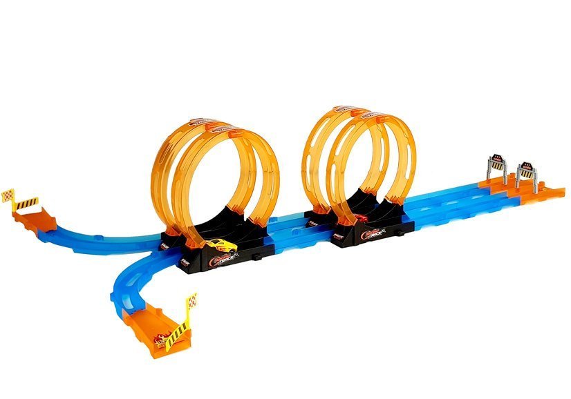 Race Track With 4 Loops Two 181 Cm Cars