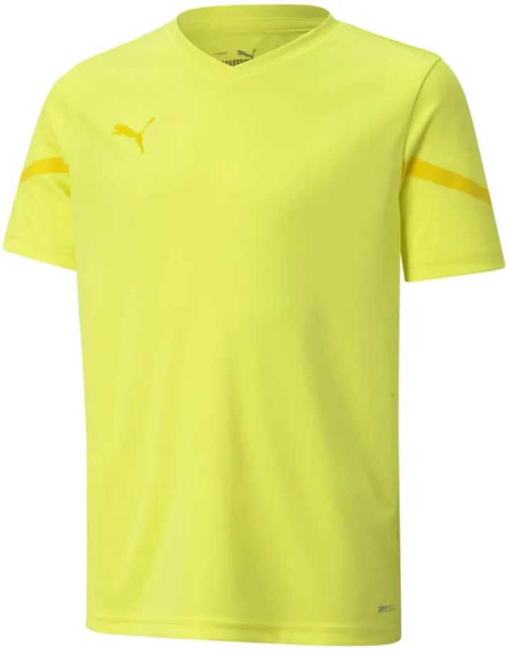 Tricou Puma Teamflash pentru copii Flou Yellow