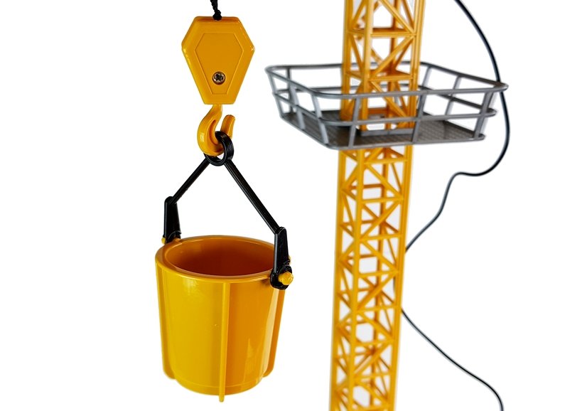 Large Construction Crane Adjustable Remote Controlled Hook 182 Cm