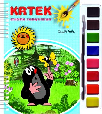 Omalovánky S Barvy A štětcem Krtek