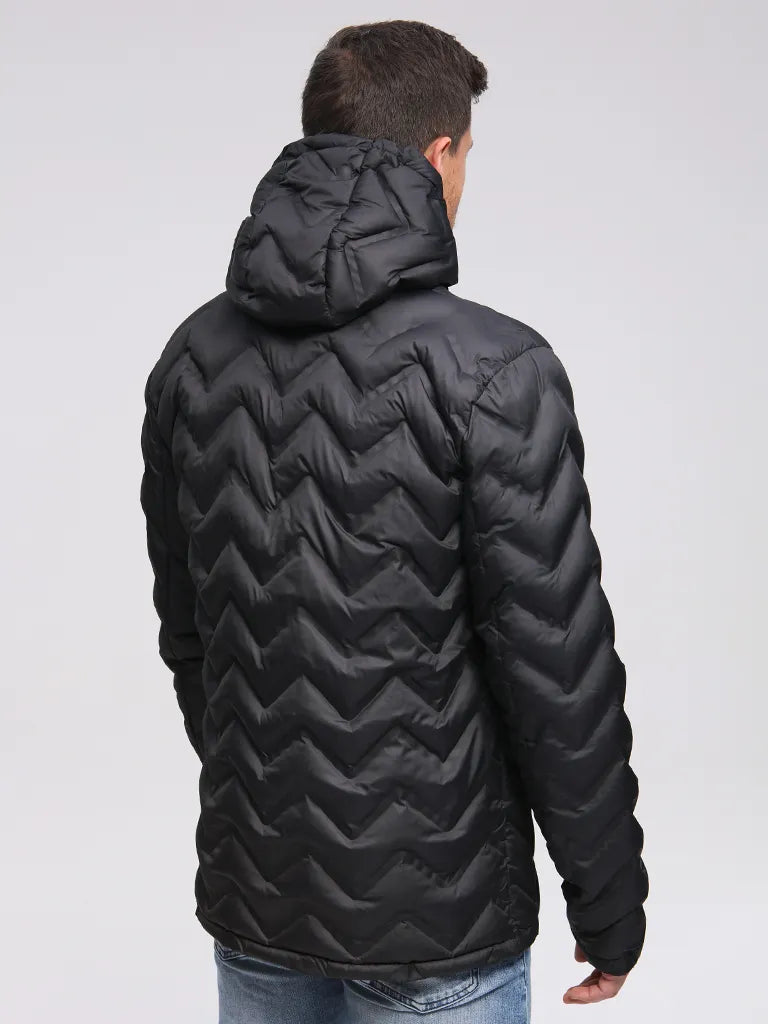 Herren Winterjacke Loap Itemo Schwarz