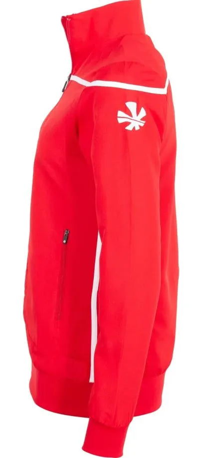 Damen Reece Varsity Rot-weiße Jacke Rot