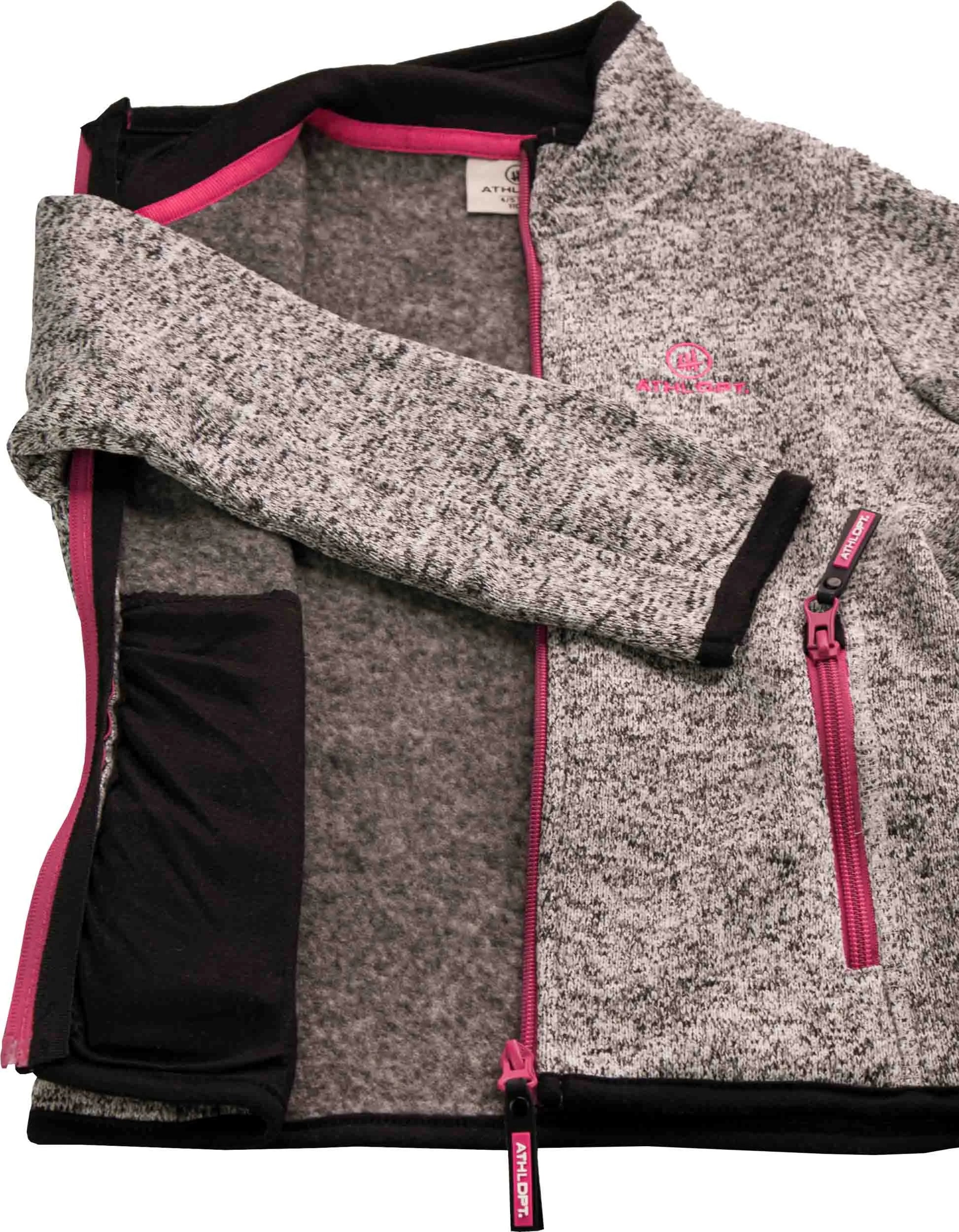 Sweat-shirt pour enfants Athl. Dpt Viveka Mélange Gris