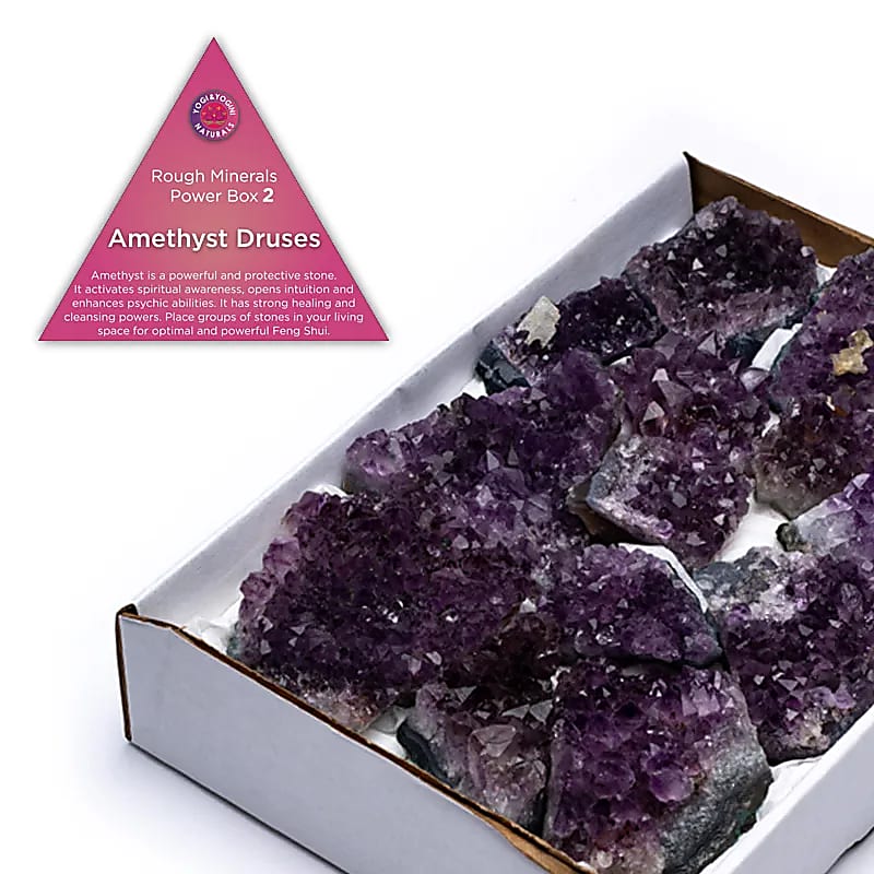 Power Box 2 Amethyst Druses Healing - ±800–1000 G