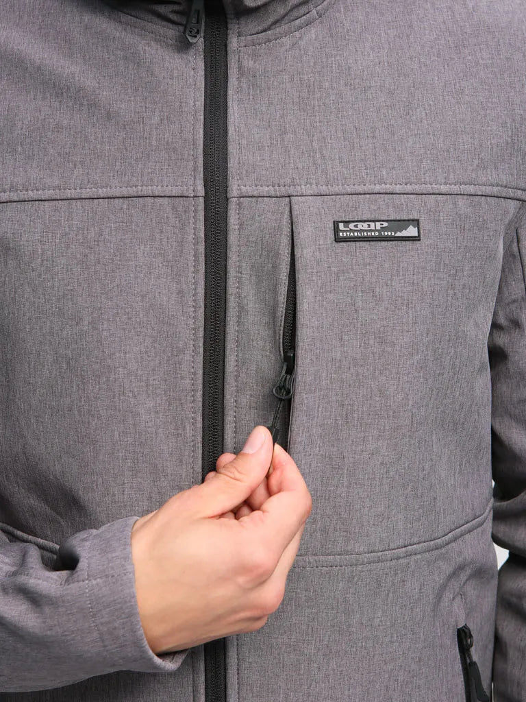 Мъжко яке Softshell Loop Luskan Grey
