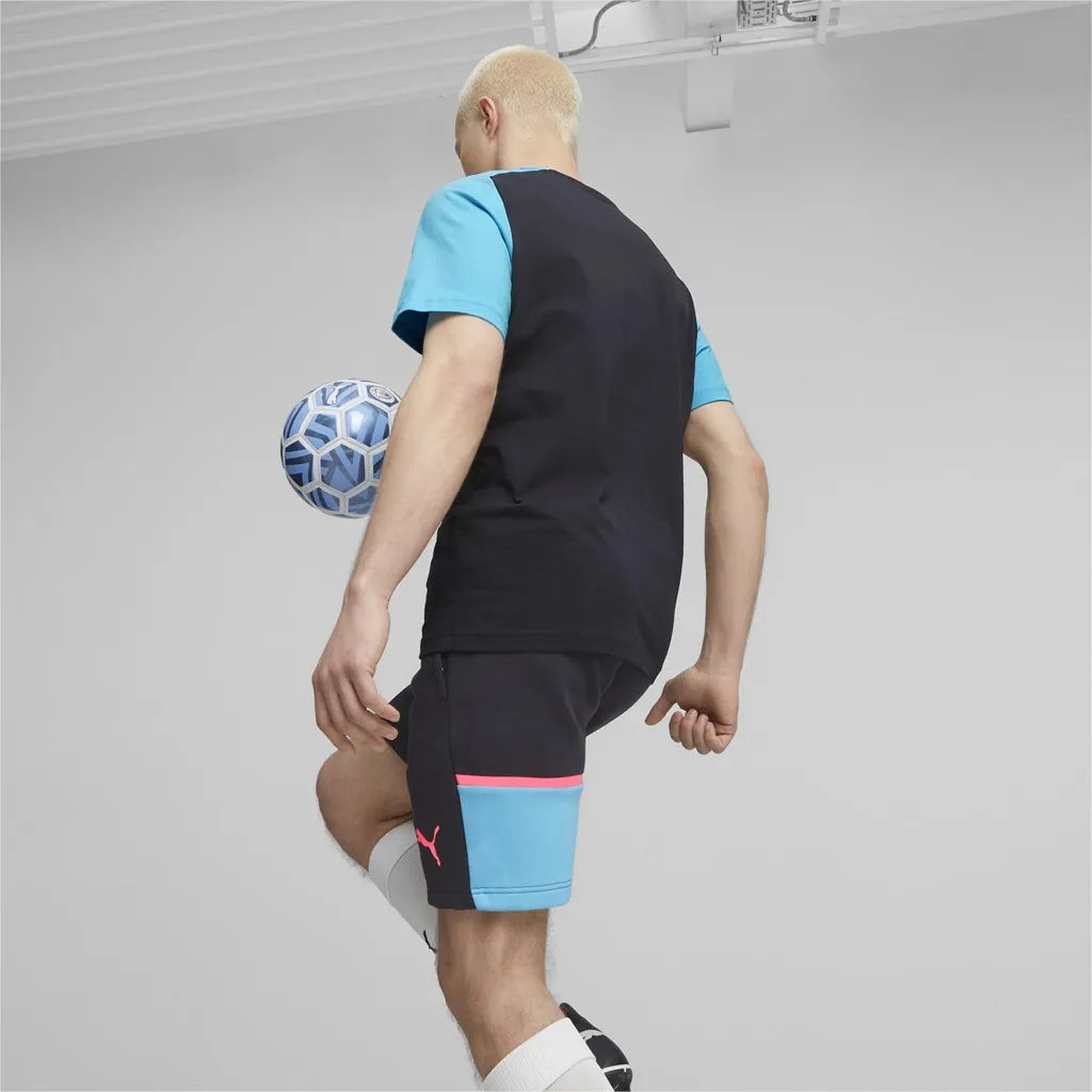 Heren PUMA Manchester City Casuals T-shirt zwart XL