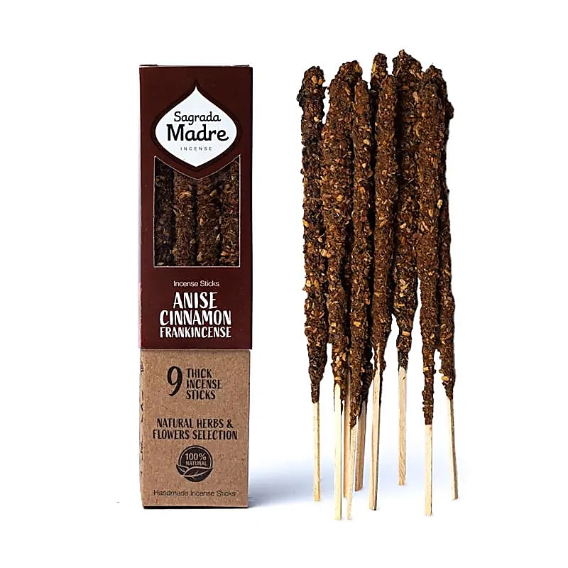 Sagrada Madre Örtrökelse Anis Kanel & Olibanum - ±44g Set med 2 st