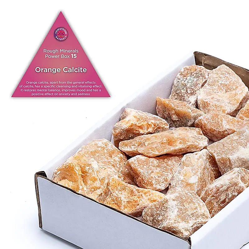 Power Box 15 Orange Calcite Vitalising - ±700-900 G
