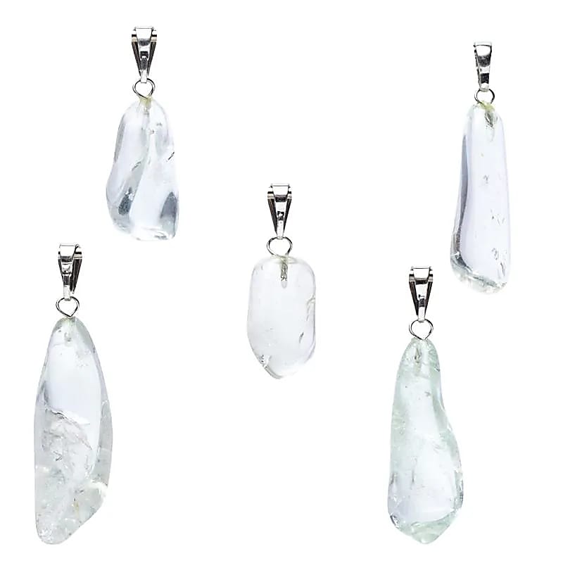 Prasiolite Gemstone Pandantiv Pin forat -- ± 25 cm Pachet de 5 buc - ± 2,5 cm Pachet de 5 buc