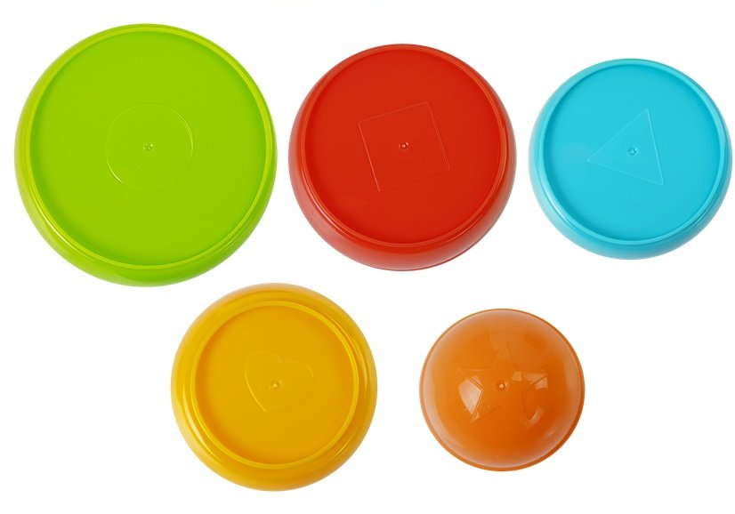 Pyramid Cups Bowls For A Baby 5 Pcs