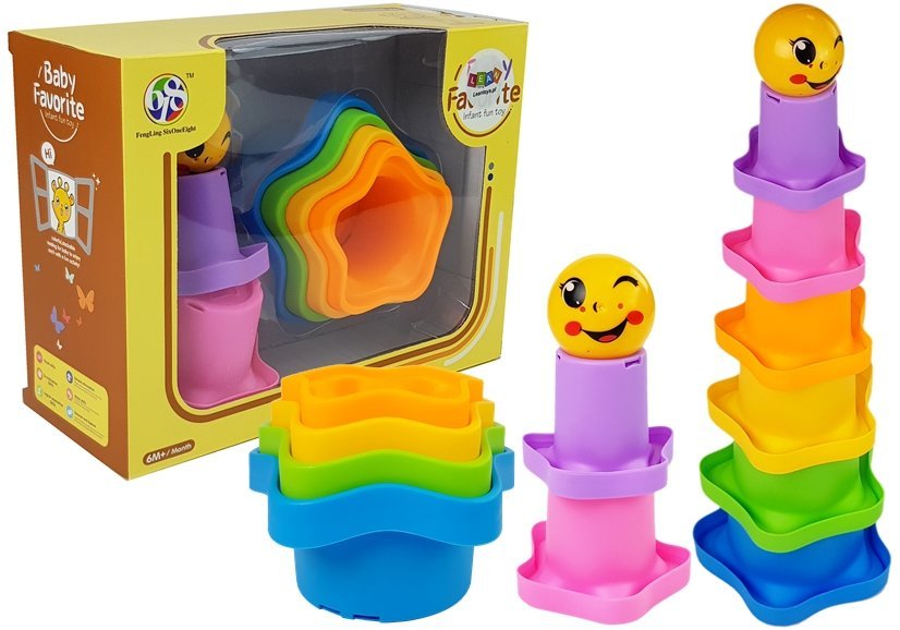 Pyramid Cups For Babies Asterisks