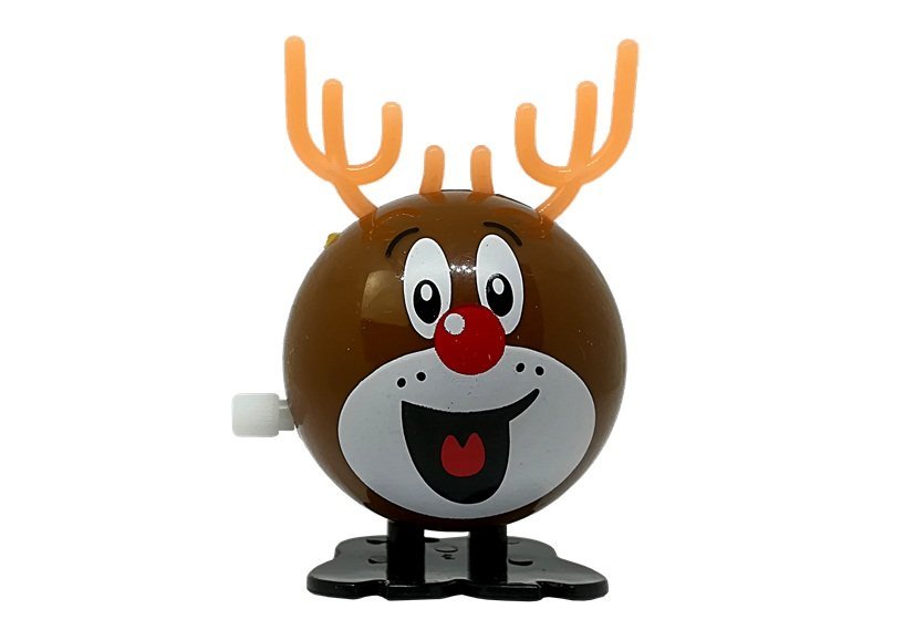 Set di giocattoli natalizi a carica Pinguino 12 pezzi Renna Pupazzo di neve Babbo Natale