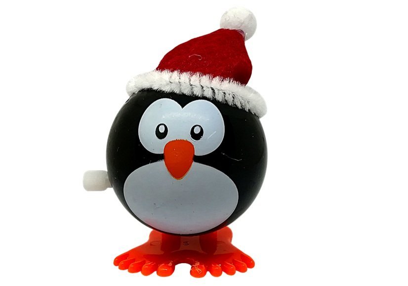 Set di giocattoli natalizi a carica Pinguino 12 pezzi Renna Pupazzo di neve Babbo Natale