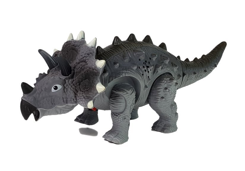 Dinosaurus na batérii Triceratops sivý