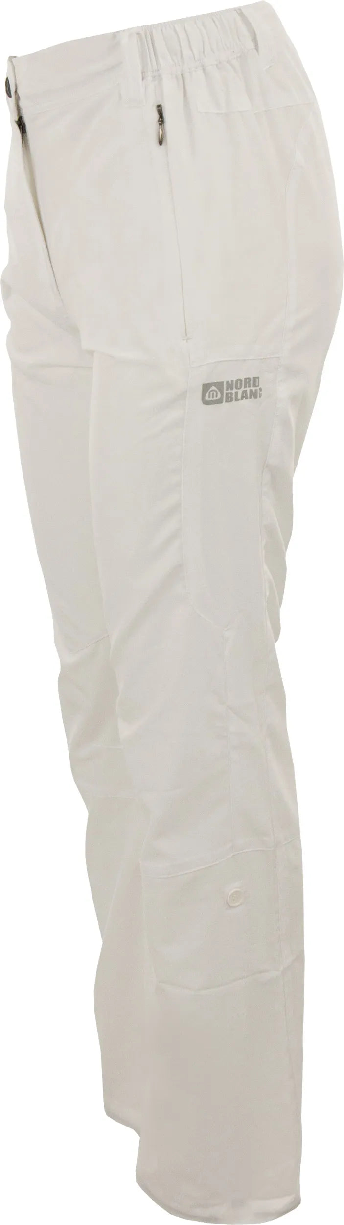 Pantaloni Nordblanc da donna bianchi