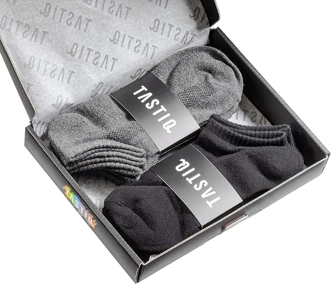 Chaussettes Tastic 6-pack Giftbox Noir-gris Mix 35-38