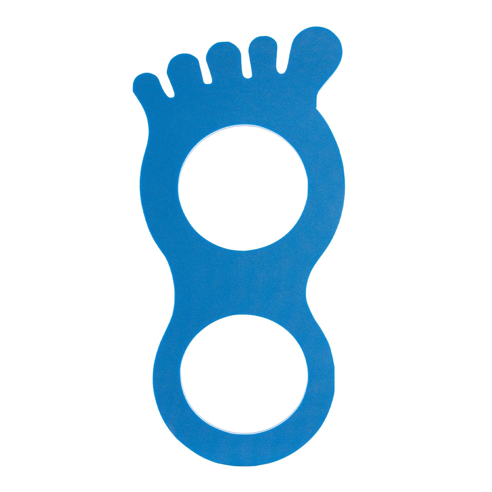 Foot-shaped Mat 4 Cm Azul ÚNICA