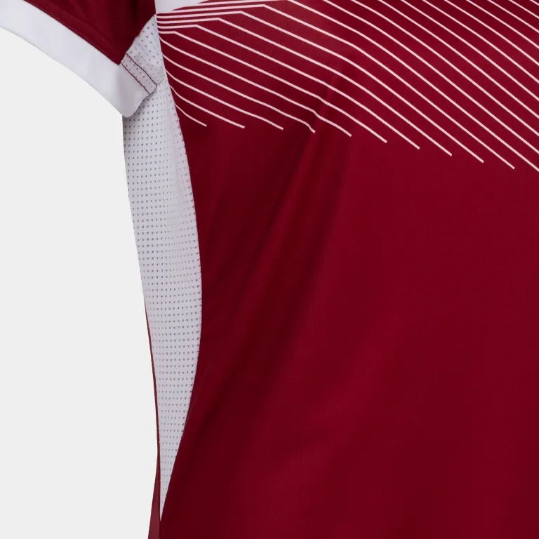 Dámské tričko joma supernova ii vínovo-bílé xs