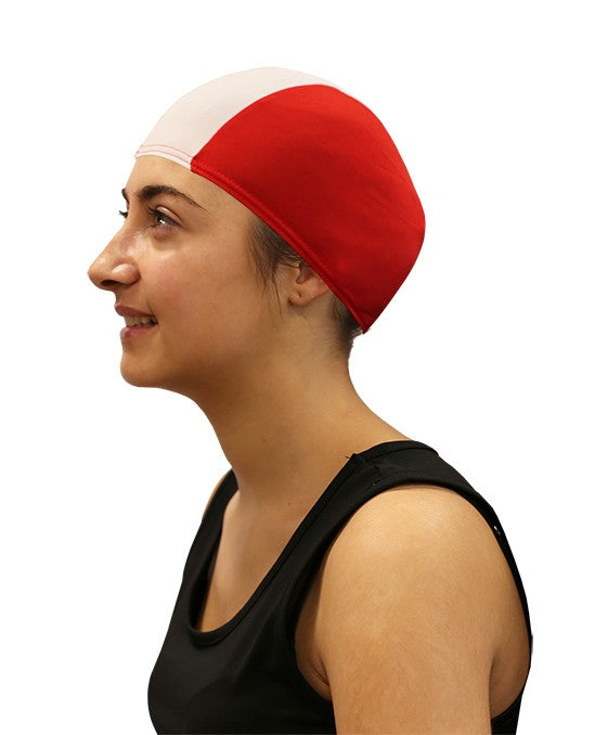 Gorro de Natación Softee Junior Poliéster Rojo/Blanco JUNIOR