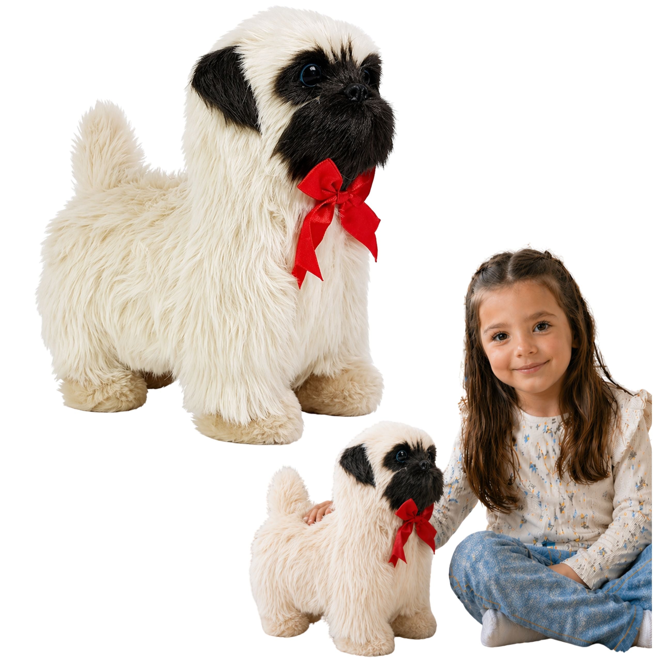 Interactive Dog Pug Moves Barks