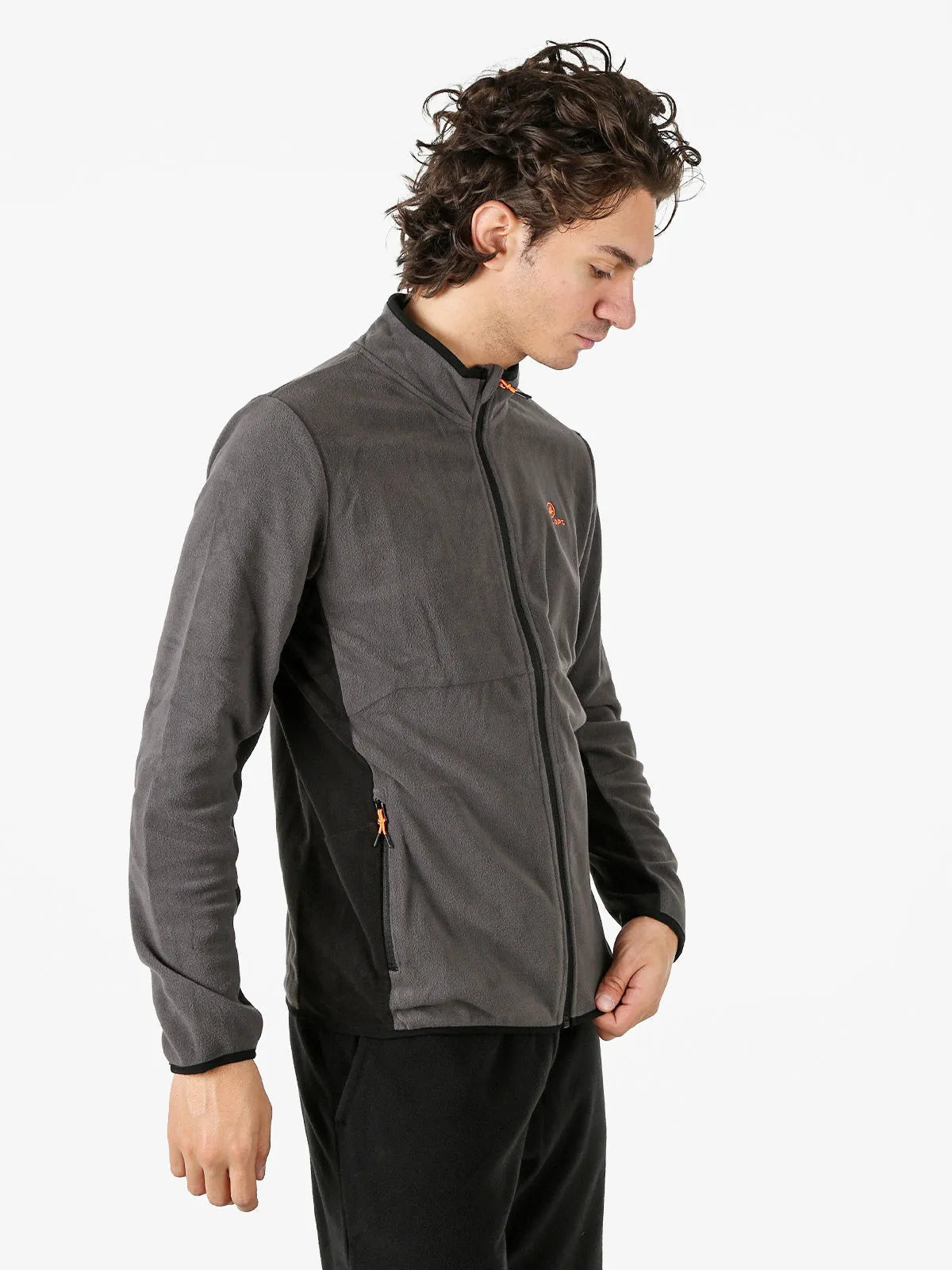 Sweat polaire homme Athl. Dpt Madison A5400 Gris