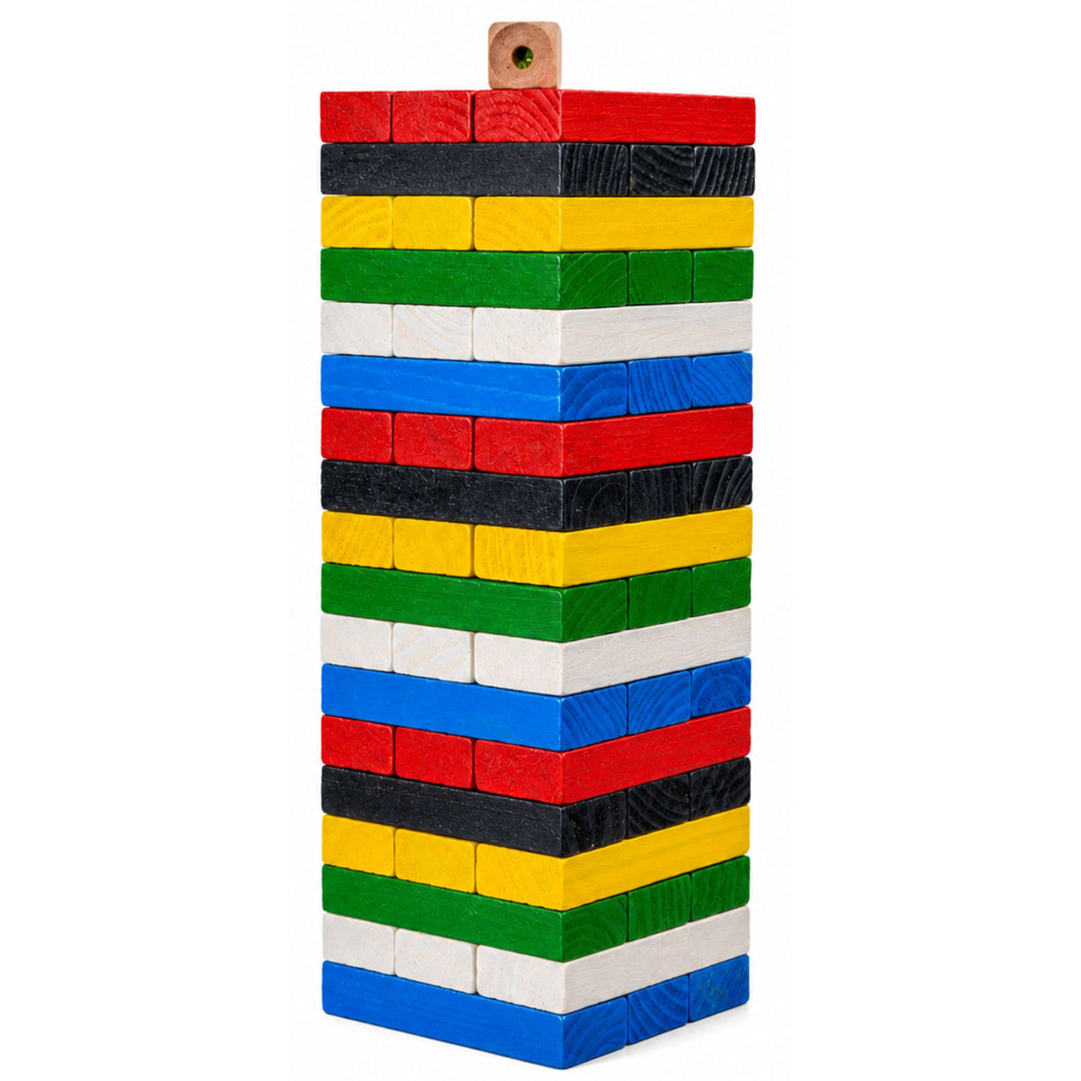Family Arcade Game Wooden Puzzle Tower Colors Dexterity
