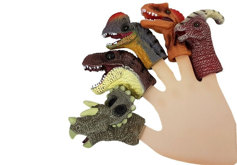 Overlays On The Fingers Dinosaurs 5 Elements