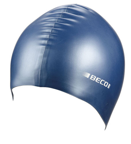Beco Bonnet De Bain Métallisé | Silicone | Bleu métallisé
