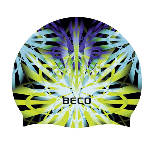 Beco silikónová plavecká čiapka | Zelený vzor**